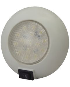 T-H Marine Led Dome W-Switch Cool White THM LED51829DP