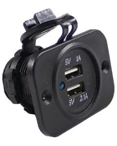 Battery Doctor Dual USB Port w/Indicator Light WRC-20601