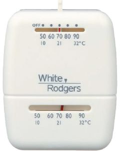 White Rodgers Univ. Heat/Cool T-Stat White WHR M100