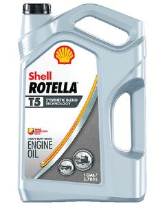 Shell Rotella T5 Synthetic Blend Diesel Engine Oil SLL-550045130