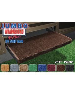 Prest-O-Fit Jumbo Wrap Around Step Rug Brown PSF 20051