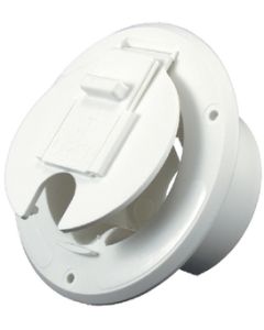 JR Products Round Cable Hatch Polar White JRP S2310A