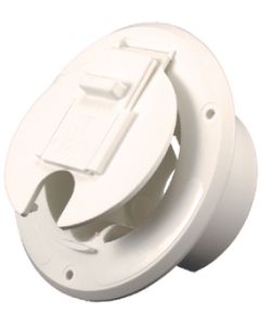 JR Products Round Cable Hatch Off/Wht JRP S2314A