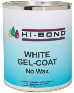 Hi Bond White Gel Coat No Wax Qt W/Hdr HIB 701440