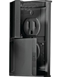 Rv Designer Outlet Dual W-Cvr Black Rvd S907
