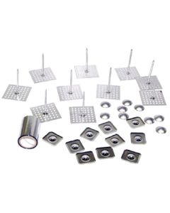 Soundown Alum Pin Kit 2-1/2In 10/Bg SDN HPAD25DK10