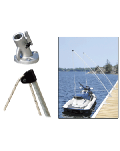 Dock Edge Economy Mooring Whips 8ft 2000 LBS up to 18ft 3100-F