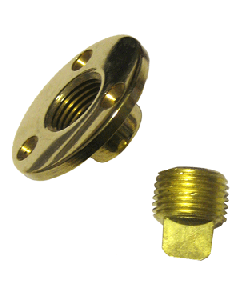 Perko Garboard Drain & Drain Plug Assy Cast Bronze/Brass MADE IN THE USA 0714DP1PLB