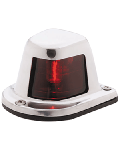 ATTWOOD SIDELIGHT RED 12V W/ STAINLESS HOUSING ONE MILE 66319R7