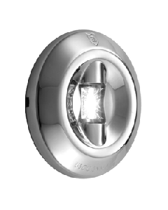 ATTWOOD LED TRANSOM LIGHT STAINLESS ROUND THREE MILE 6556-7