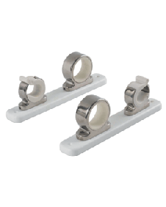 TACO 2-Rod Hanger w/Poly Rack - Polished Stainless Steel F16-2751-1