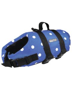 Seachoice Dog Life Vest Blue Polka Dot XXS SCP-86260