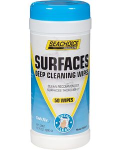 SEACHOICE SURFACE WIPES 50CT CANISTER 90907
