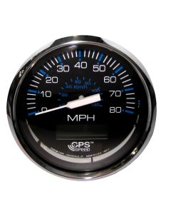 Faria Chesapeake Black Ss 4" Speedometer 80Mph Gps