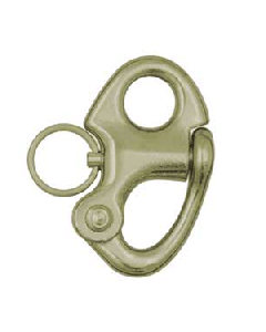 Ronstan Brass Snap Shackle - Fixed Bail - 41.5mm(1-5/8") Length RF6000
