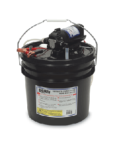 SHURFLO Oil Change Pump w/3.5 Gallon Bucket - 12 VDC, 1.5 GPM 8050-305-426