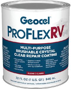 Geocel Pro Flex Instant Roof Repair Qt. Crystal Clear GCL-GC23200
