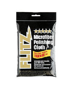 Flitz Microfiber Polishing Cloth - 16" x 16" - Single Bag MC200