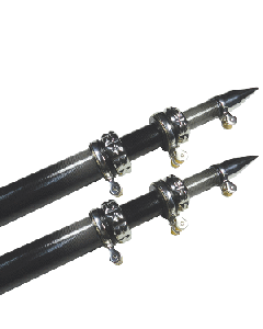 TACO 20' Carbon Fiber Outrigger Poles - Pair - Black OT-4200CF