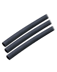 Ancor Heat Shrink Tubing 1/4" X 3" Black 3 Pack 16-10 Awg