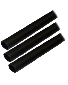 Ancor Heat Shrink Tubing 1/2"  X 3" Black 3 Pack 8-4 Awg