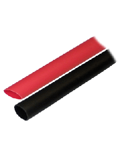 Ancor Heat Shrink Tubing 1/2" X 3" Red/Black 8-4 Awg