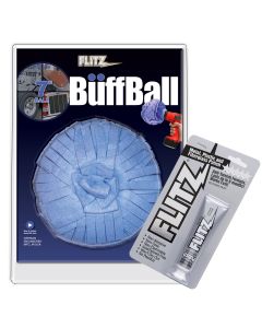 Flitz Buff Ball X-Large Blue  7" Diameter With 1.76 Oz Tube