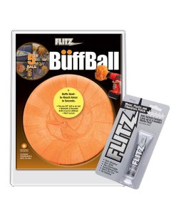 Flitz Buff Ball Large Orange 5" Diameter With 1.76 Oz Tube