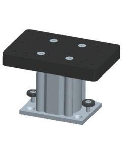 Cannon Downriggers Fixed Base Ped Mount-Alum 6In CDR 1904031