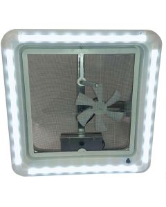 Heng's HG-LR-C-WW-AFT LED Vent Trim Kit, Clear Lens Ring Diffuser - Warm White Light
