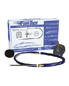 Uflex Fourtech 16' Mach Rotary Steering System w/Helm, Bezel & Cable FOURTECH16