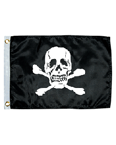 Taylor Made 12" x 18" Jolly Roger Novelty Flag 1818