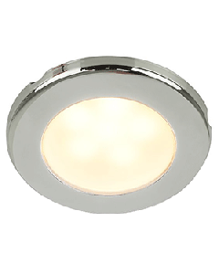 Hella Marine EuroLED 75 3" Round Screw Mount Down Light - Warm White LED - Stainless Steel Rim - 12V 958109021