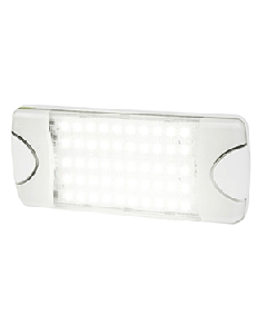 Hella Marine DuraLED 50 Low Profile Interior/Exterior Lamp - White LED Spreader Beam 980629001