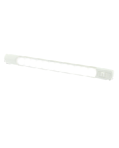 Hella Marine Surface Strip Light w/Switch - White LED - 12V 958123001