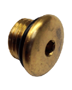 Uflex Brass Plug w/O-Ring for Pumps 71928P