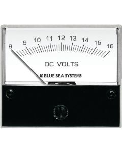 Blue Sea Systems Voltmeter Analog 8-16 Vdc BLU 8003