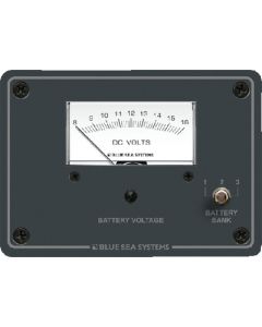 Blue Sea Systems Volt Test Panel 3 Bank Analog BLU 8015