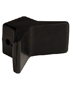 C.E. Smith Bow Y-Stop - 3" x 3" - Black Natural Rubber 29551