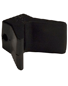 C.E. Smith Bow Y-Stop - 2" x 2" - Black Natural Rubber 29552