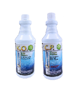 Raritan Potty Pack w/K.O. Kills Odors & C.P. Cleans Potties - 1 of Each - 22oz Bottles 1PPOT