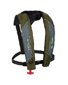 Onyx A/M-24 Automatic/Manual Inflatable PFD Life Jacket - Green 132000-400-004-18