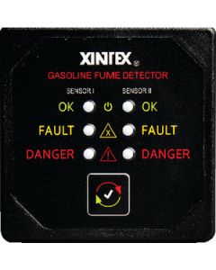 Fireboy-Xintex Gasoline Fume Detector Dual Channel w/2 Sensors FIR-G2BR