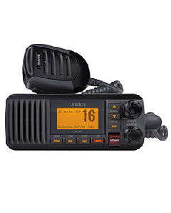 Uniden UM385 Fixed Mount VHF Radio - Black UM385BK