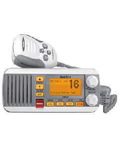 Uniden UM435 Fixed Mount VHF Radio - White UM435