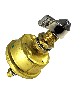 Cole Hersee Single Pole Brass Marine Battery Switch - 175 Amp - Continuous 800 Amp Intermittent M-284-01-BP