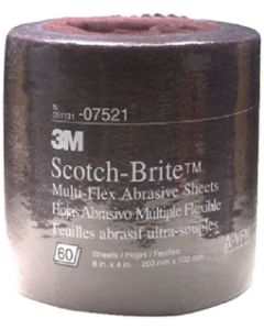 3M Marine Scotch Brite Fine Abr 60 Sheet MMM 07521