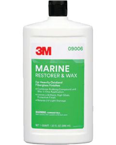 3M Marine 16 Oz F/G Restorer/Wax-Liqui MMM 09005