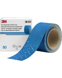 3M Blue Abrasive Hookit Sheet Roll Multi-Hole MMM-36187