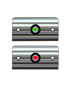 TACO Rub Rail Mounted Navigation Lights for Boats Up To 30' - Port & Starboard Included F38-6602-1